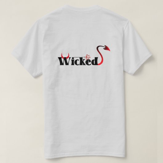 Wicked Basic-T - Shirt (Design Rückseite)