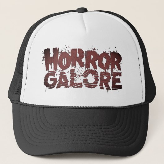 Wicked Black Horror Cap Truckerkappe (Vorderseite)