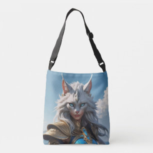 Wicked Blue Mit Augen Cat Tasche