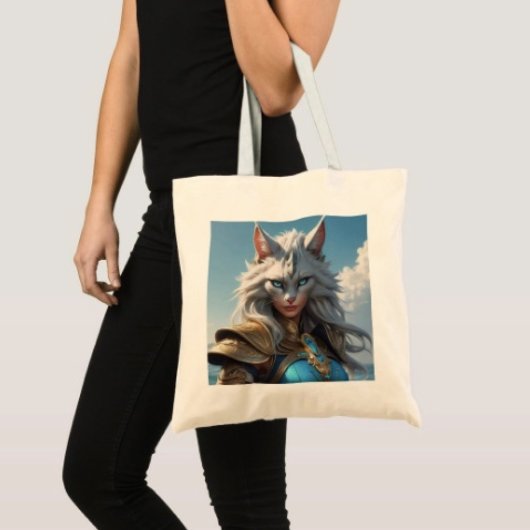 Wicked Blue Mit Augen Cat Tragetasche