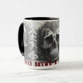 "Wicked Brews: A Haunting Sip" Halloween-Kaffeetas Tasse (Vorderseite Links)