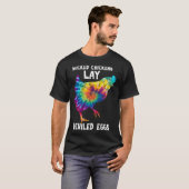 Wicked Chicken Lay Deviled Egges Farmhouse Huhn T-Shirt (Vorne ganz)