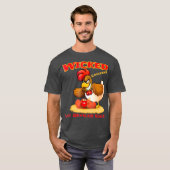 Wicked Chickens Lay Devigeeier Funny Halloween T-Shirt (Vorne ganz)
