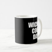 Wicked Cool Dad Boston Machusetts Accen Kaffeetasse (VorderseiteRechts)