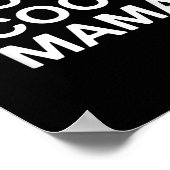 Wicked Cool Mama Funny Mama Poster (Ecke)