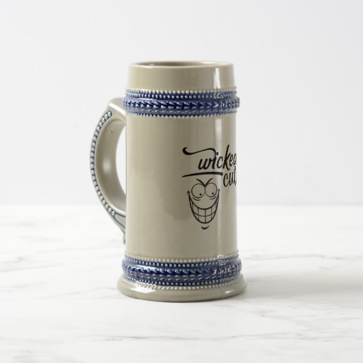 wicked cute design bierglas (Vorderseite Links)