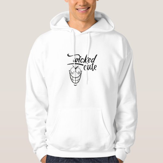 wicked cute design hoodie (Vorderseite)