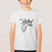 wicked cute design Tri-Blend shirt (Vorderseite)