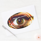 Wicked Eyez Ovaler Aufkleber (Umschlag)