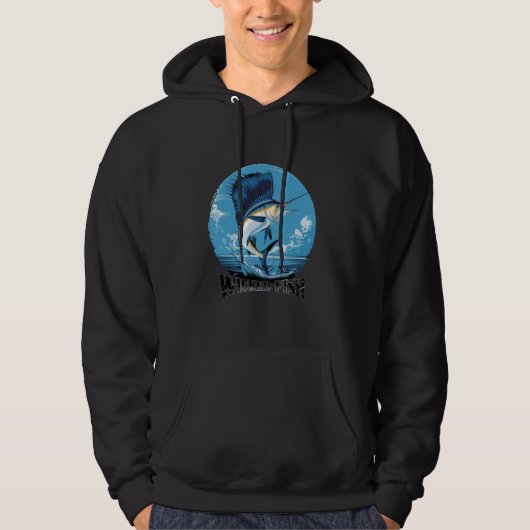 Wicked Fish Marlin Adventure Hoodie (Vorderseite)