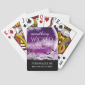 'Wicked Fun Custom Playing Cards Halloween Moon Spielkarten (Rückseite)