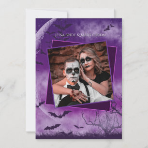 Wicked Fun Halloween Liebe Moon Save the Date Foto