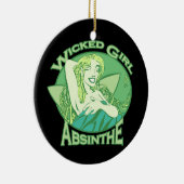 Wicked Girl Absinthe Keramikornament (Rechts)