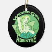 Wicked Girl Absinthe Keramikornament (Links)