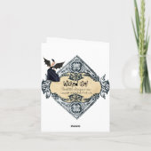 Wicked Girl Halloween Card Karte (Rückseite)