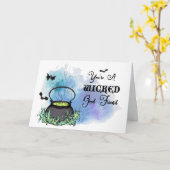 Wicked Good Friend Halloween Karte (Gelbe Blume)