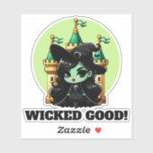 Wicked Good Little Green Hexe Einladung Aufkleber (Blatt)