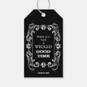 Wicked Good Time Halloween Gefallen Geschenkanhänger (Vorderseite)