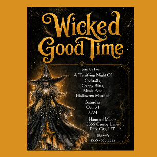 Wicked Good Time Halloween-Party Einladung