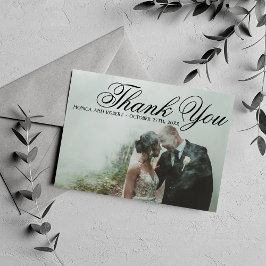 Wicked Halloween Black Orange Vielen Dank Dankeskarte