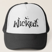 Wicked Halloween Funny Witz Truckerkappe (Vorderseite)