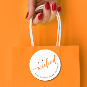 Wicked Halloween Fvor Leckerei Bag Runder Aufkleber