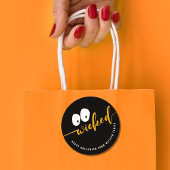 Wicked Halloween Fvor Leckerei Bag Runder Aufkleber