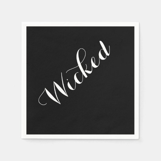 Wicked Halloween Napkin Serviette (Vorderseite)