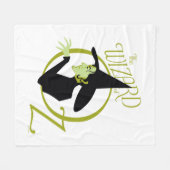 Wicked Hexe™ Der Assistent für OZ™-Logo Fleecedecke (Vorderseite (Horizontal))