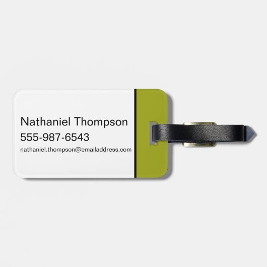 Wicked Hexe™ Der Assistent für OZ™-Logo Gepäckanhänger (Rückseite horizontal)