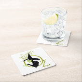 Wicked Hexe™ Der Assistent für OZ™-Logo Rechteckiger Pappuntersetzer (Vor Ort)