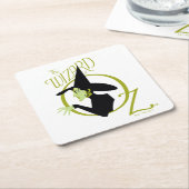 Wicked Hexe™ Der Assistent für OZ™-Logo Rechteckiger Pappuntersetzer (angewinkelt)