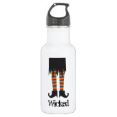 Wicked Hexe Funny Halloween Trinkflasche (Vorderseite)