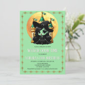 Wicked Hexe Good Time Birthday Party Einladung (Stehend Vorderseite)