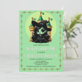 Wicked Hexe Good Time Party Einladung (Stehend Vorderseite)