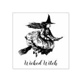 Wicked Hexe Individuelle Name Gummistempel (Prägung)