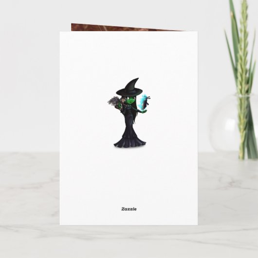 Wicked Hexe Karte (Rückseite)