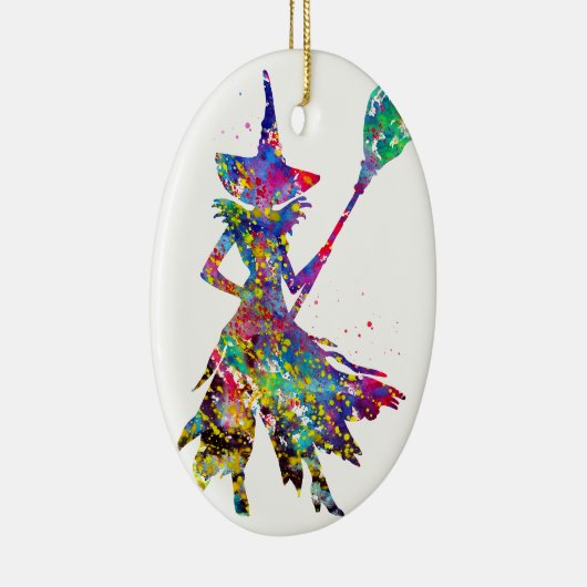 Wicked Hexe Keramik Ornament (Rechts)