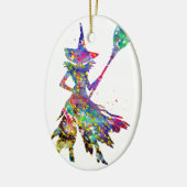 Wicked Hexe Keramik Ornament (Links)