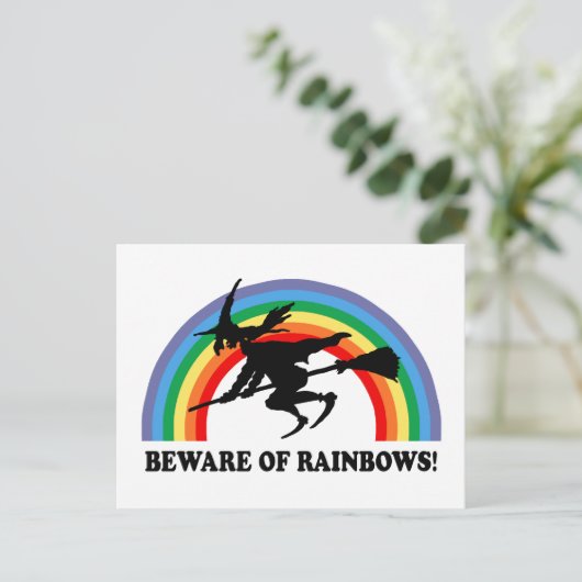 Wicked Hexe Postkarte (Stehend Vorderseite)