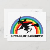 Wicked Hexe Postkarte (Vorne/Hinten)