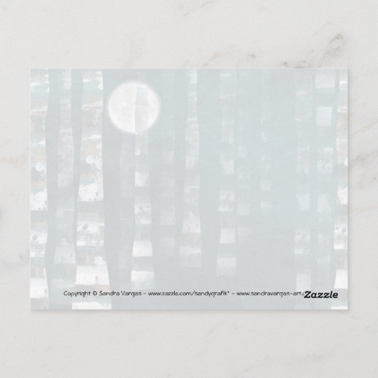 Wicked Hexe Postkarte (Rückseite)