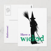 Wicked Hexe Postkarte (Vorne/Hinten)