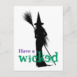 Wicked Hexe Postkarte