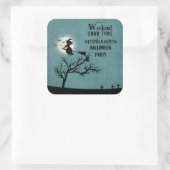 Wicked Hexe Quadratischer Aufkleber (Tasche)