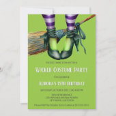 Wicked Hexenkostüm-Party Einladung (Vorderseite)