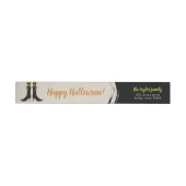 Wicked Hexenstiefel Halloween Address Labels (Person)