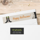 Wicked Hexenstiefel Halloween Address Labels