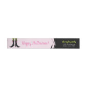Wicked Hexenstiefel Halloween Address Labels (Person)