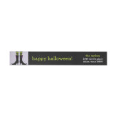 Wicked Hexenstiefel Halloween Address Labels (Person)